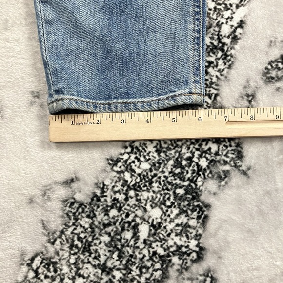 Denim Forum Aritzia Yoko High Rise Slim Fit Jeans Womens Size 30 Medium Wash - Picture 6 of 13